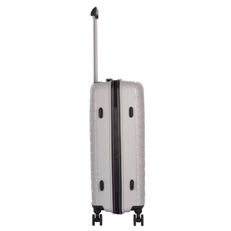 Check.IN 3-tlg. Kofferset ORLANDO mit 4 Rollen - silber