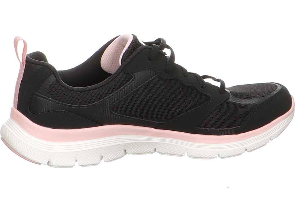 SKECHERS Freizeit Schnürer schwarz FLEX APPEAL 4.0 - ACTIVE FLOW