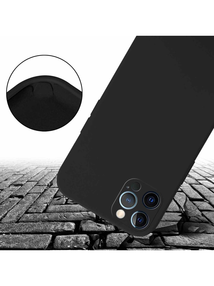 cadorabo Handykette für Apple iPhone 12 / 12 PRO Hülle in LIQUID SCHWARZ günstig kaufen onesize