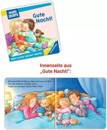 ministeps: Mein erster Bücher-Würfel: Töpfchen, Schnuller, Gute Nacht (Bücher-Set)