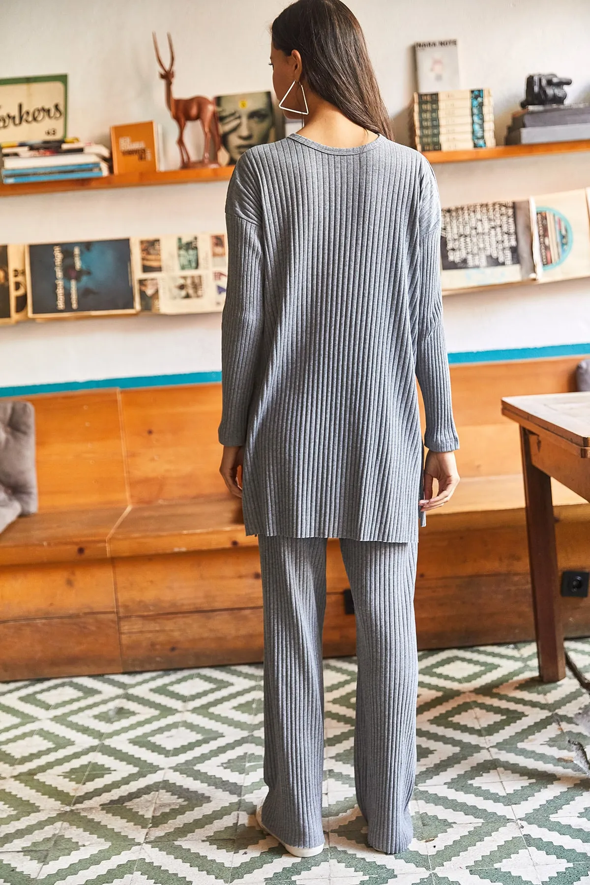 Olalook  Zweiteiler - Grau - Regular Fit