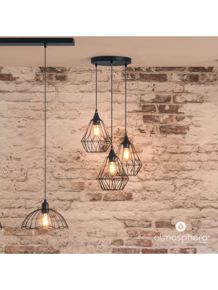 Atmosphera Créateur d'intérieur Wandlaterne in schwarz günstig kaufen onesize