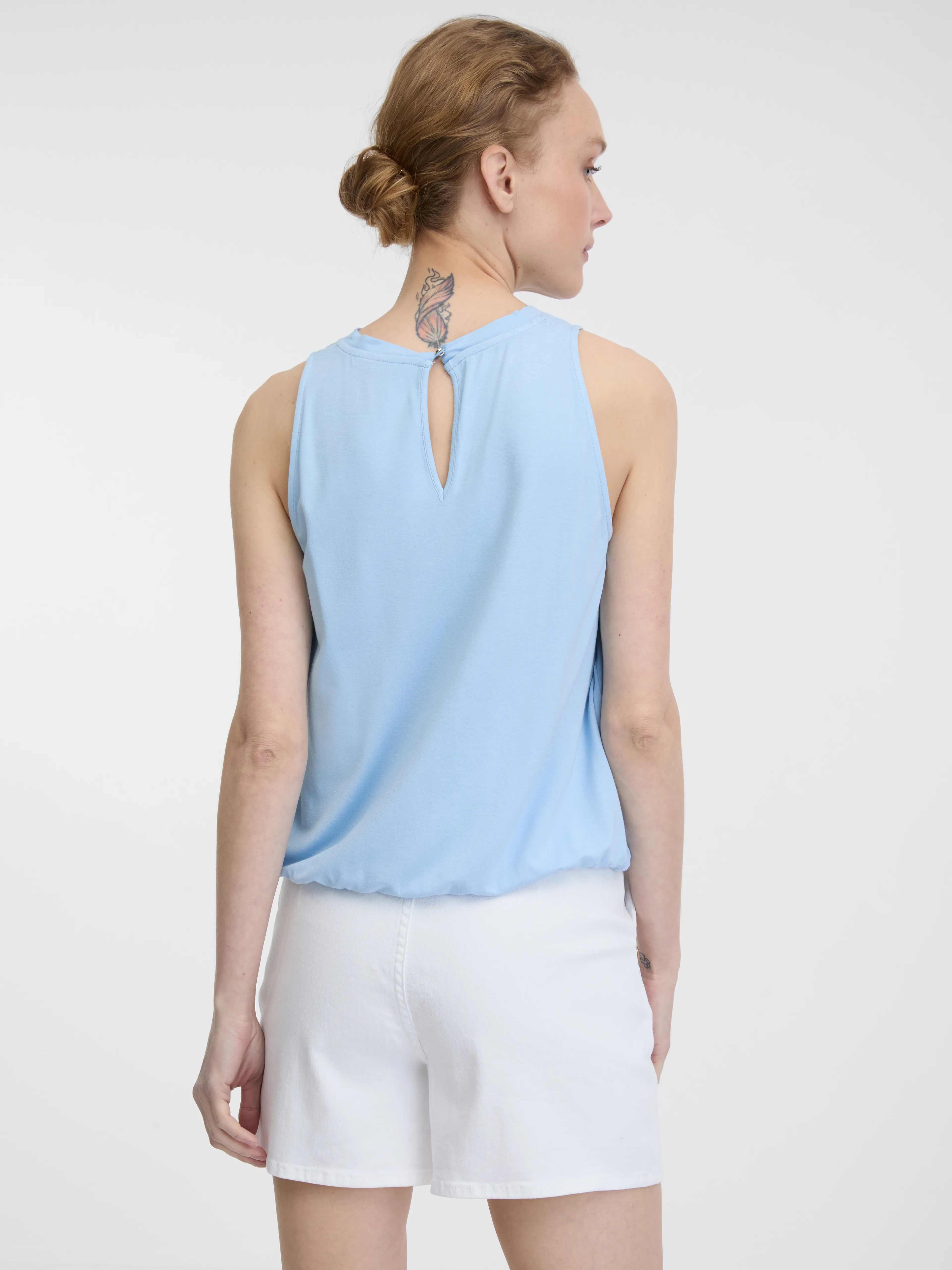 Hellblaue Damen Bluse ORSAY