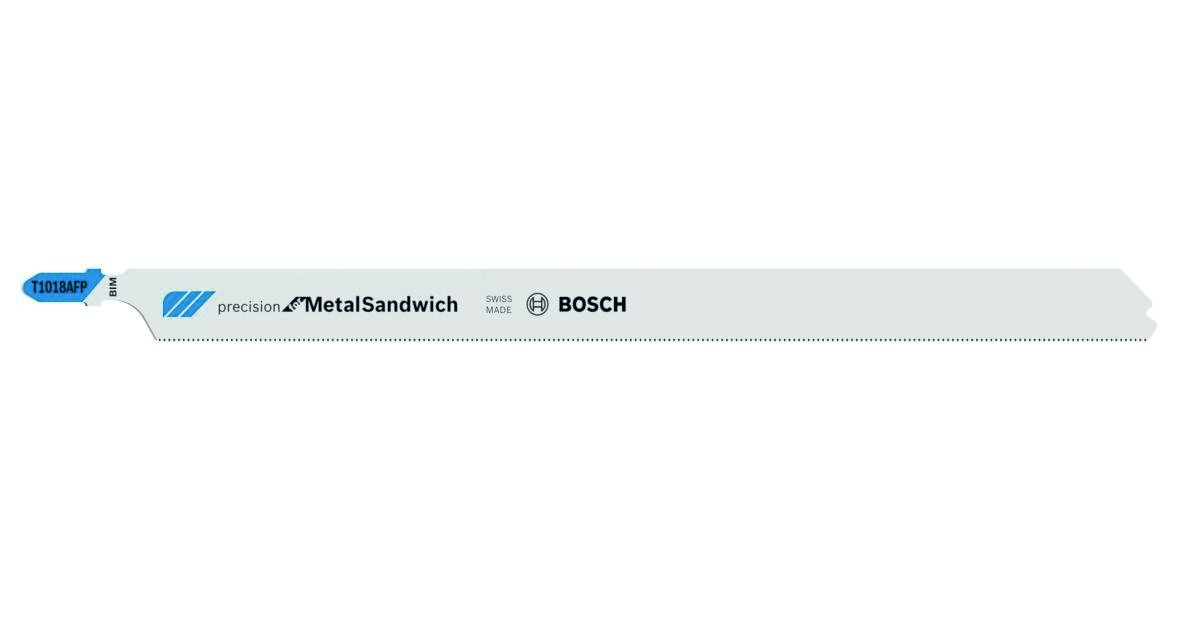 Bosch Blue Accessories 2608636793 Λάμα σέγας T 1018 AFP Precision για Metal-Sandwich