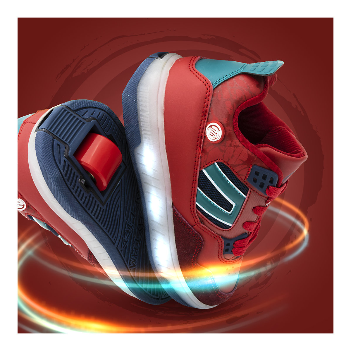 Schuhe mit Rollen 