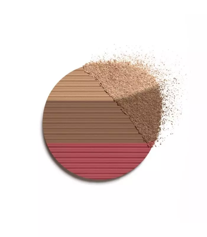 LES BEIGES Harmonie de trois poudres belle mine, poudre bronzante, blush et enlumineur