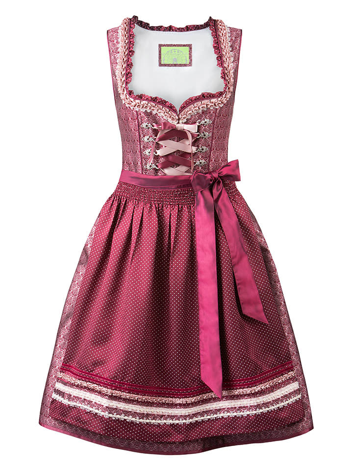 Stockerpoint Dirndl ''Giselle'' in Rot günstig kaufen