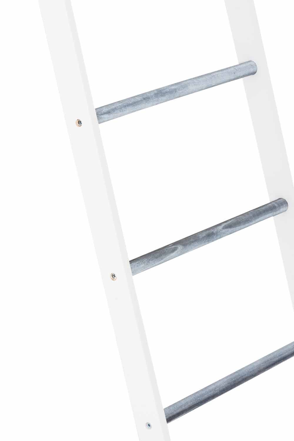 CLP Leiterregal Mariette V2, Blauglockenholz, mit fünf Sprossen