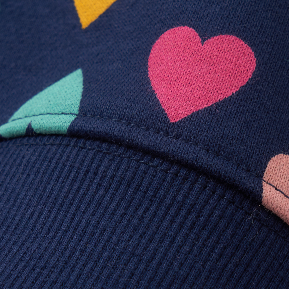 Baby Sweatshirt mit Herz-Allover