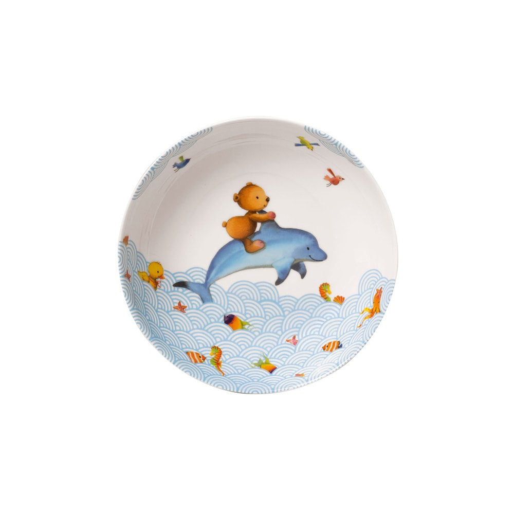 Villeroy & Boch Assiette creuse pour enfants Happy as a Bear Vaisselle pour enfant