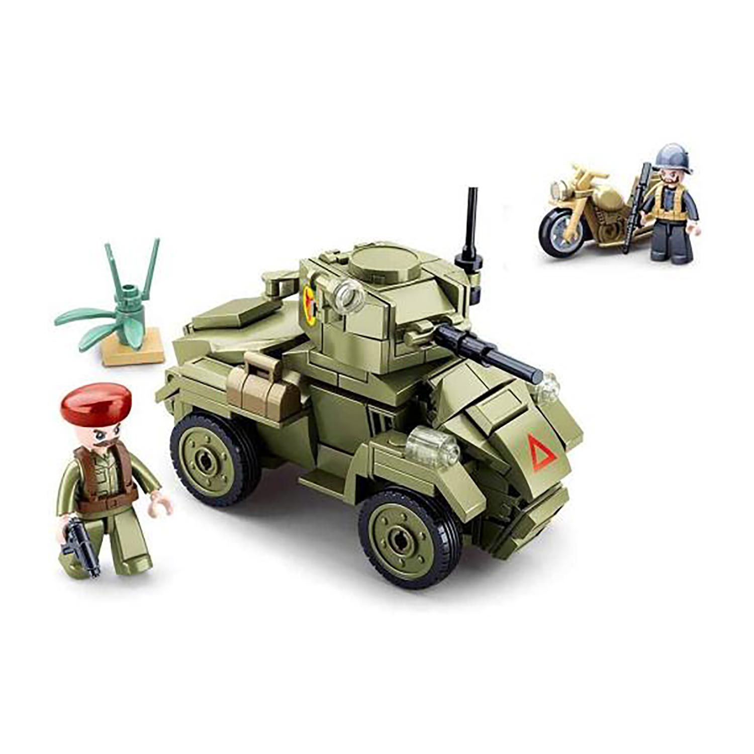 WWII - Britisches Panzerfahrzeug - Bausteine Set M38-B0710