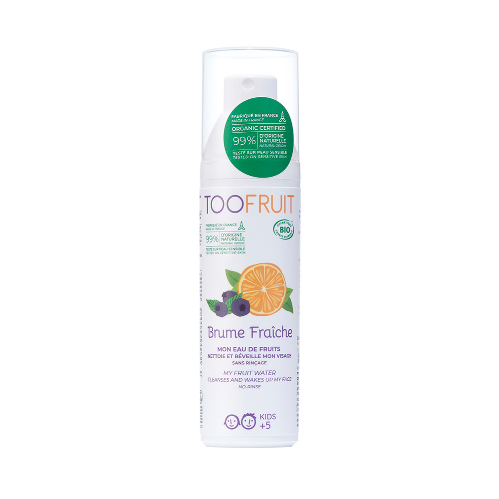 toofruit Brume fraîche, lotion sans rinçage BIOOrange - Myrtille Brume nettoyante visage