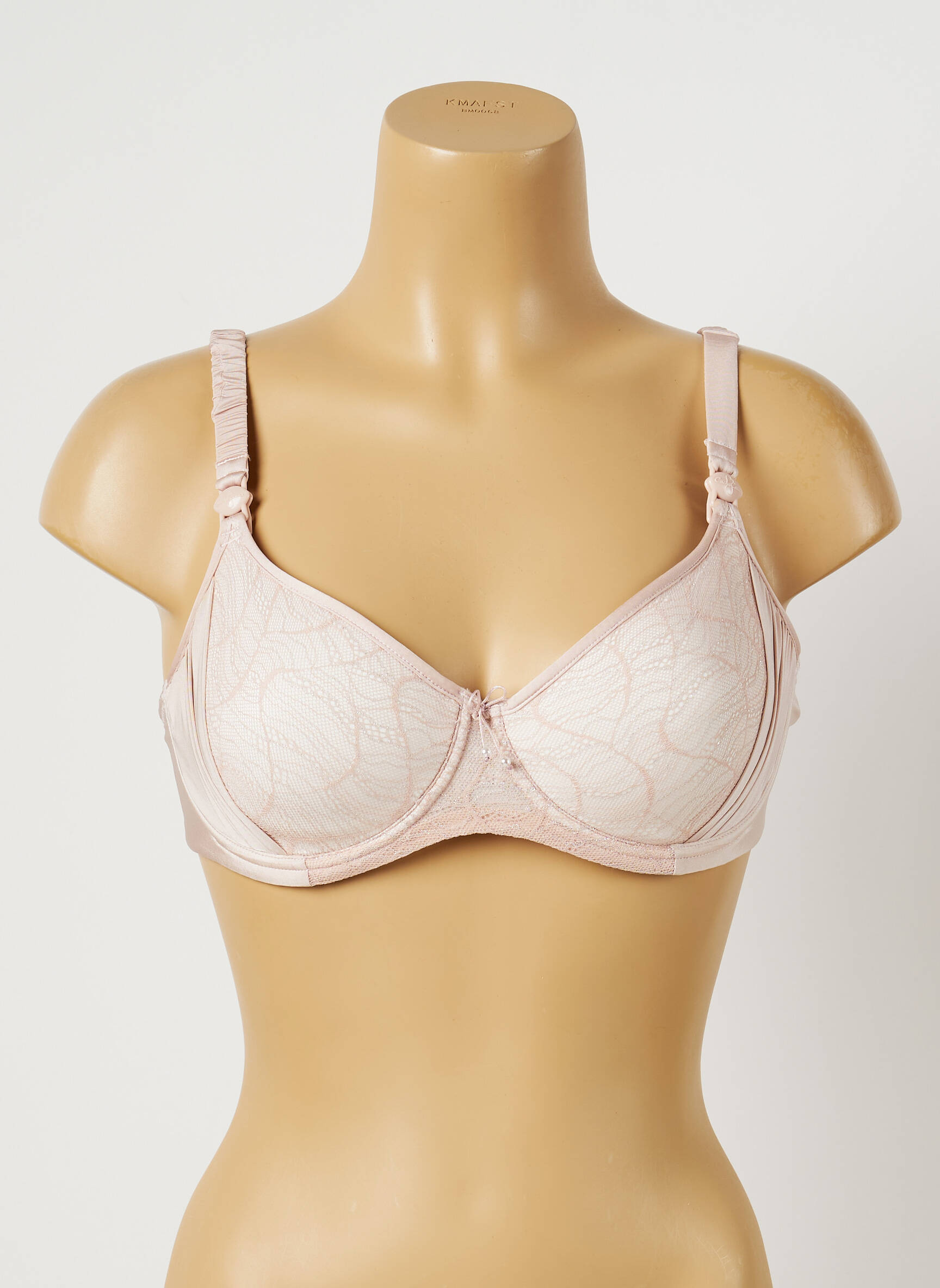 Cache Coeur Lingerie Maternite Femme couleur rose