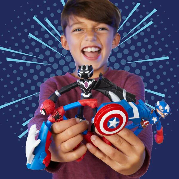 Play-Doh Marvel Spider-Man Lansare și Fâșie Bătălie Set