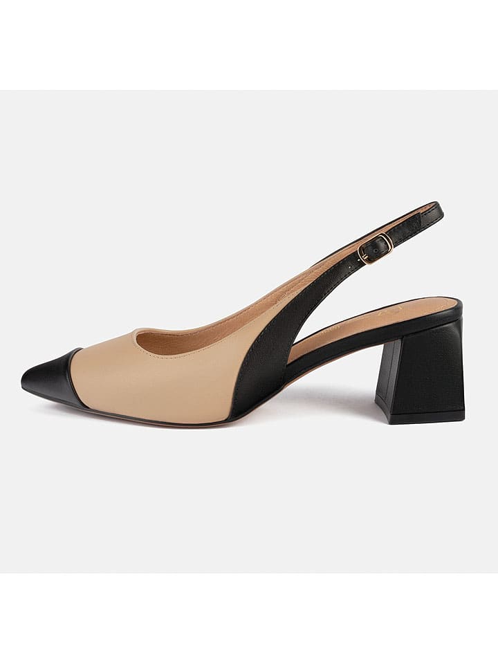 loft37 Leder-Slingpumps 