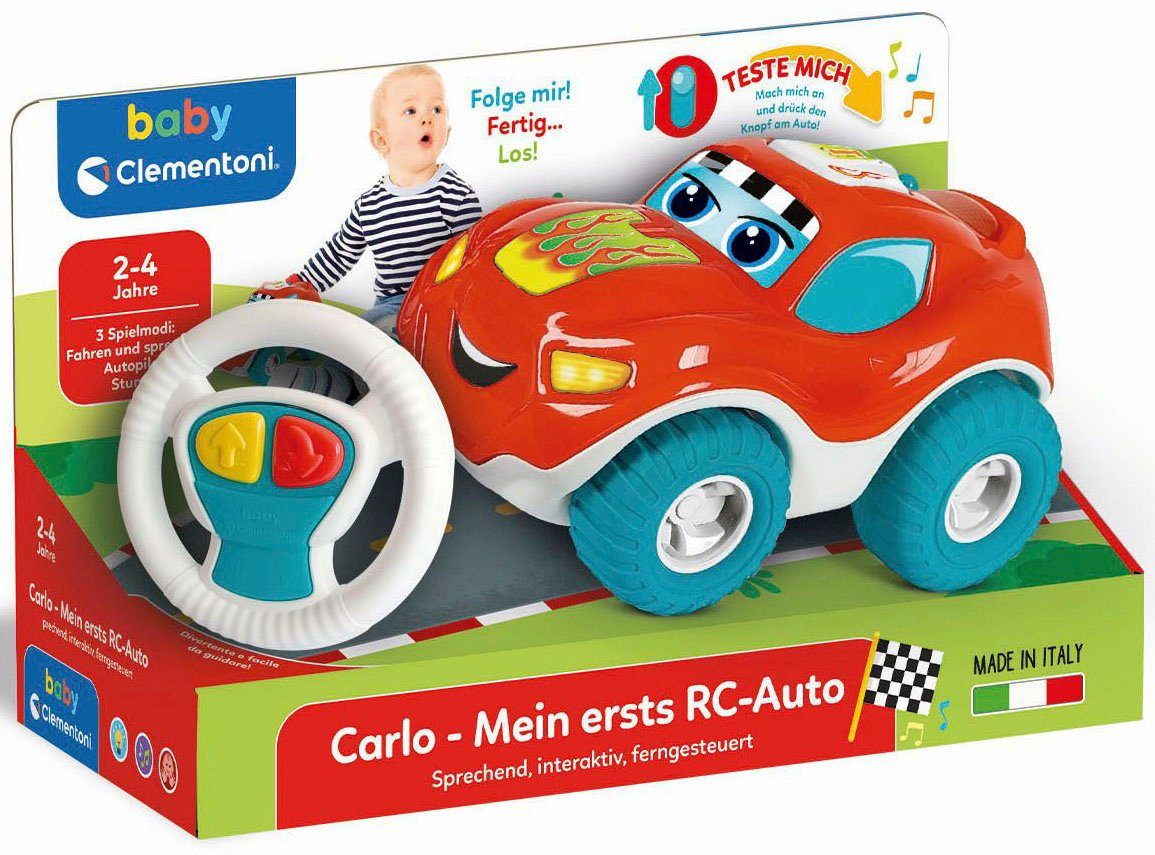 Clementoni® RC-Auto Baby Clementoni, Carlo - Mein erstes RC-Auto, Made in Europe; FSC® - schützt Wald - weltweit
