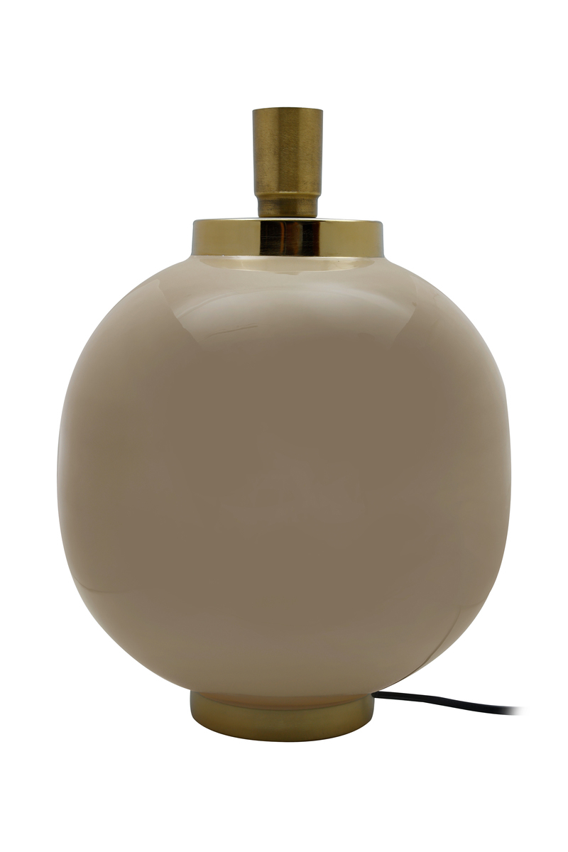 Kayoom Tischlampe Art Deco 125 Taupe / Gold