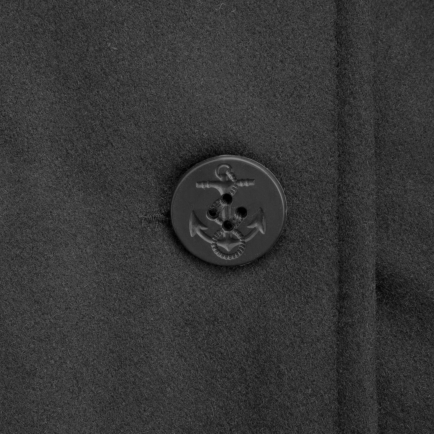 Navy Pea Coat Mantel
