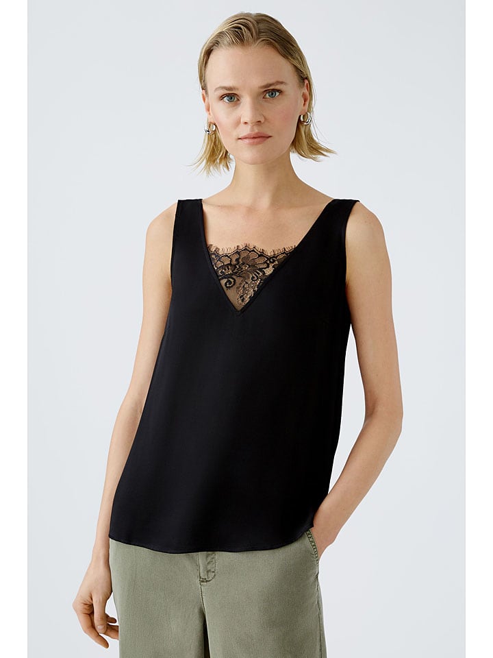 Oui Top in Schwarz günstig kaufen