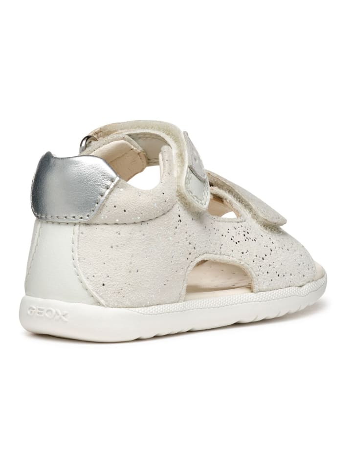Geox Halbschuhe in Weiß/Silber günstig kaufen