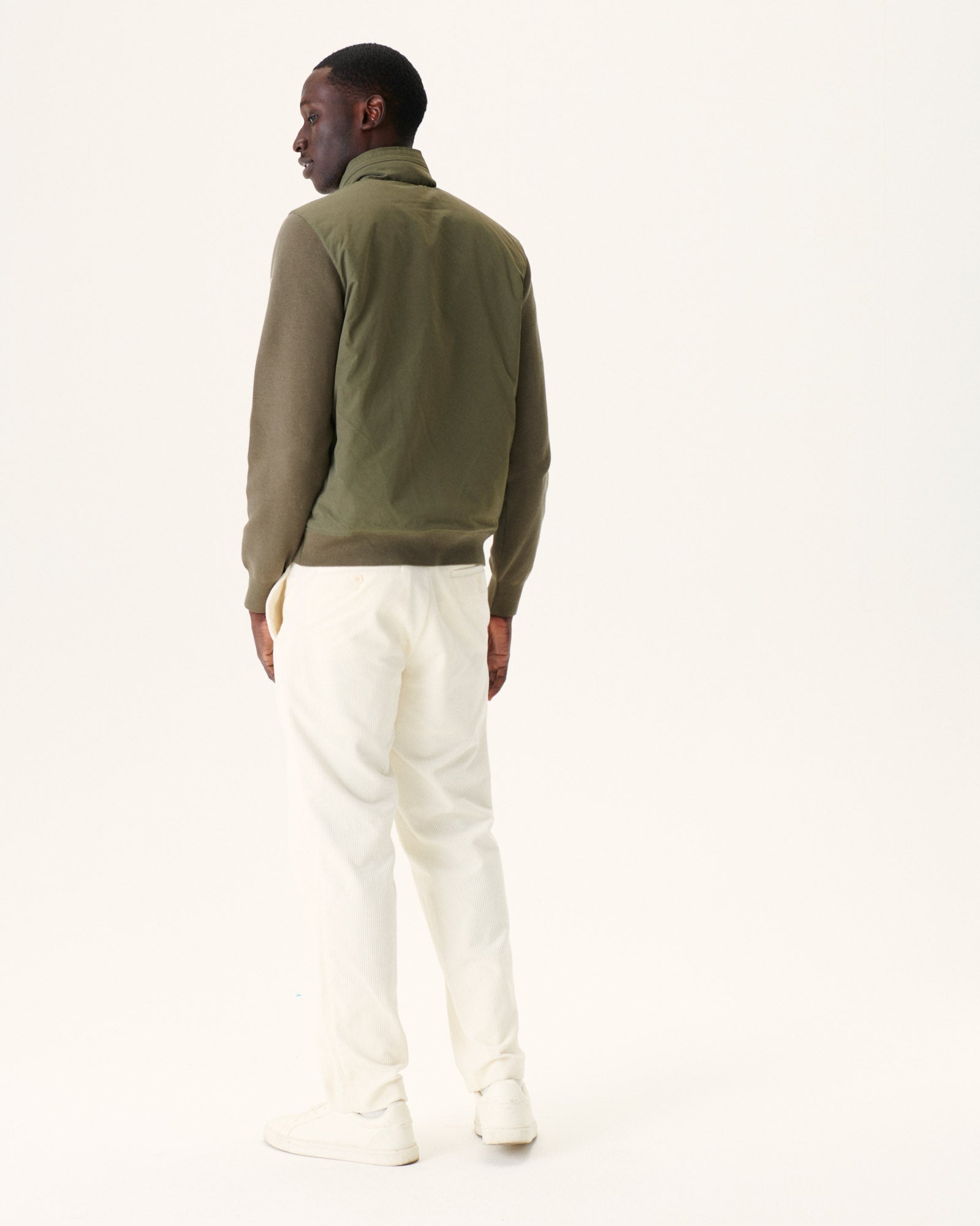 Veste à capuche bi-matière Army Bardenas