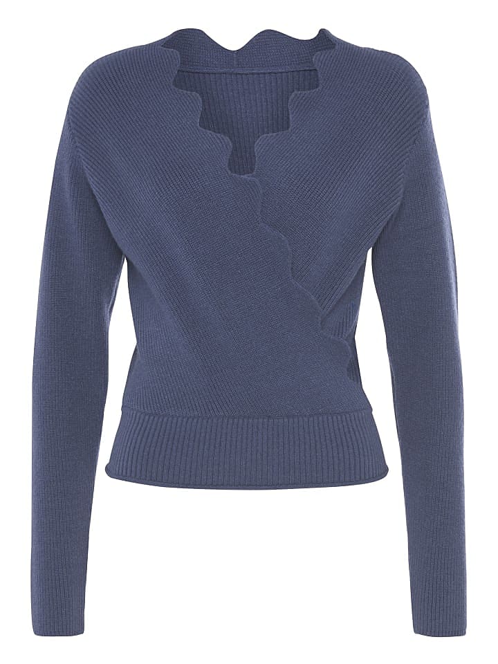 LASCANA Strickpullover in marine günstig kaufen 44-46