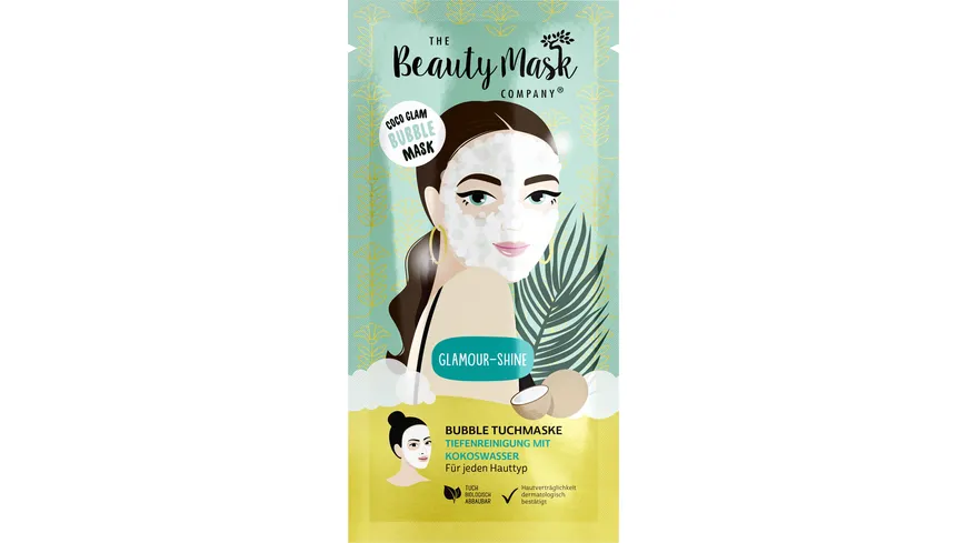 The Beauty Mask Company Tuchmaske Coco Glam Bubble Mask
