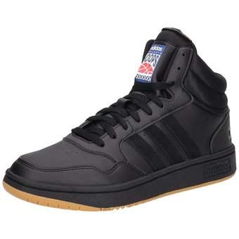 adidas HOOPS 3.0 MID Sneaker in schwarz