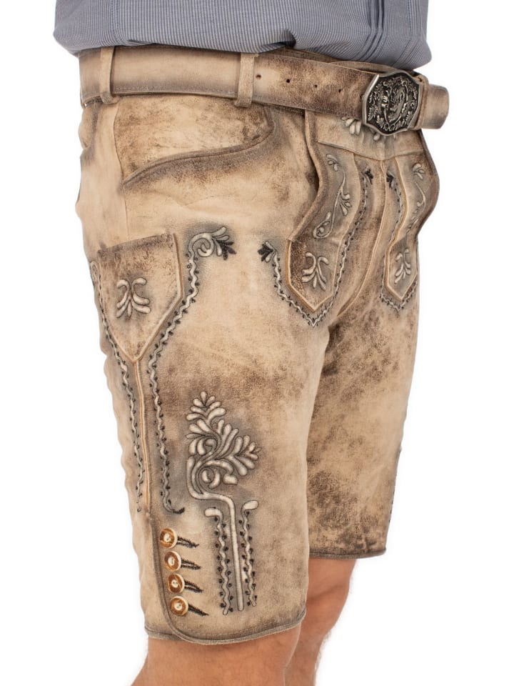 MADDOX Lederhose ZUGERSEE in dunkelbraun günstig kaufen