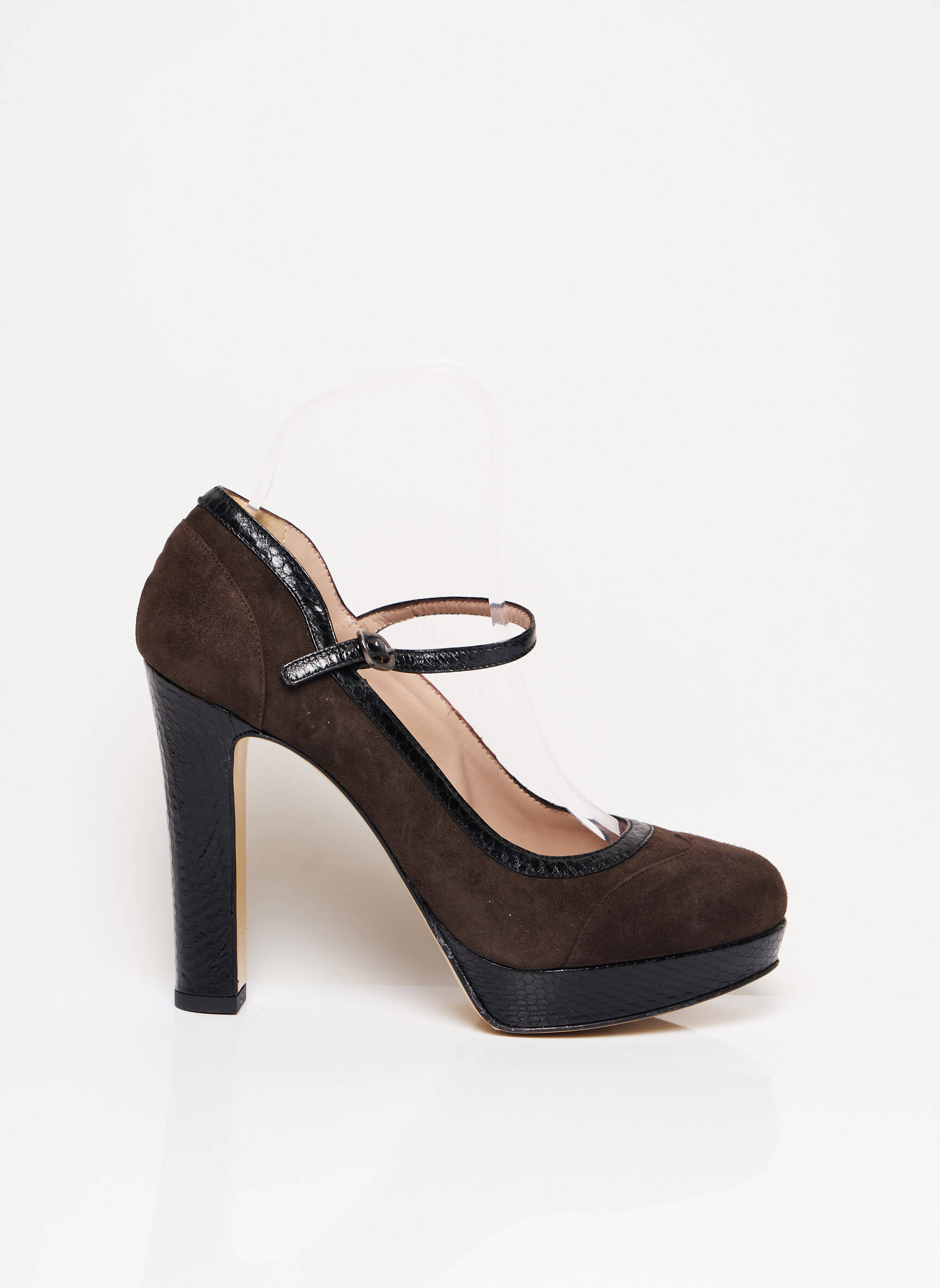 Gaia D Este Escarpins Femme couleur marron