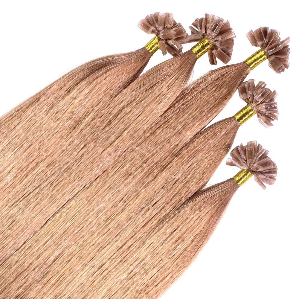 hair2heart Extensions à chaud Bonding Premium cheveux naturels #12 Blond miel 0.5g extensions