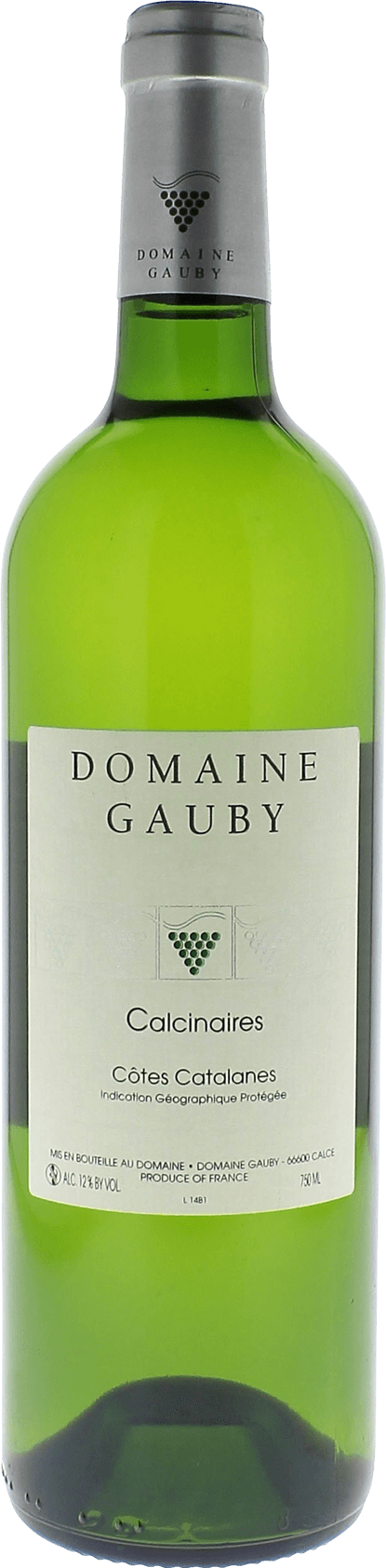 Gauby les calcinaires blanc 2020