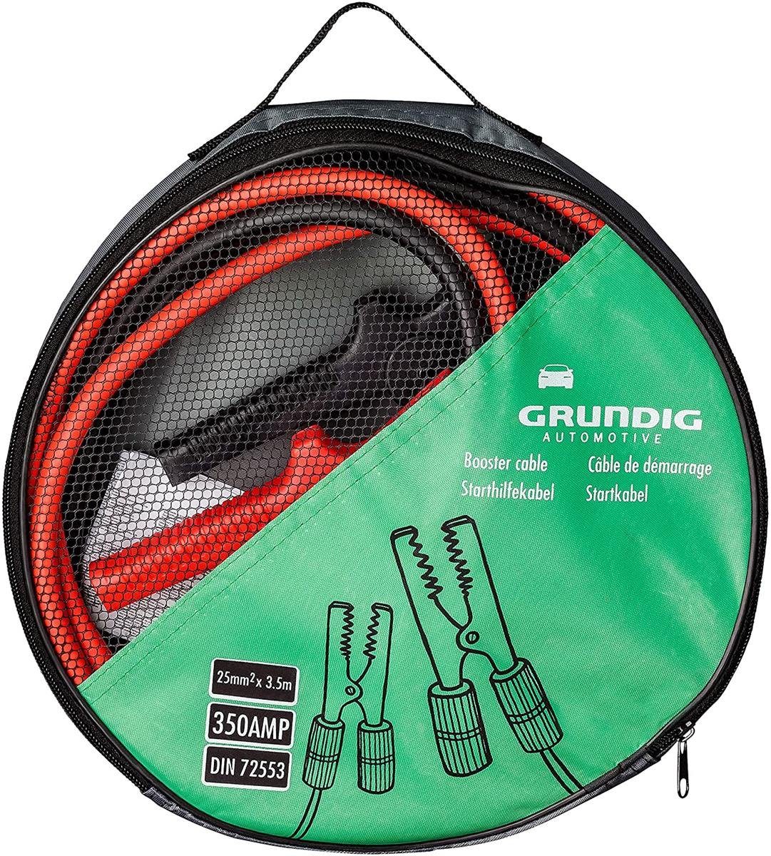 Grundig Starthlfekabel 3,5m 350 Ampere 12V/24V Starthilfekabel, 25mm², 25mm²