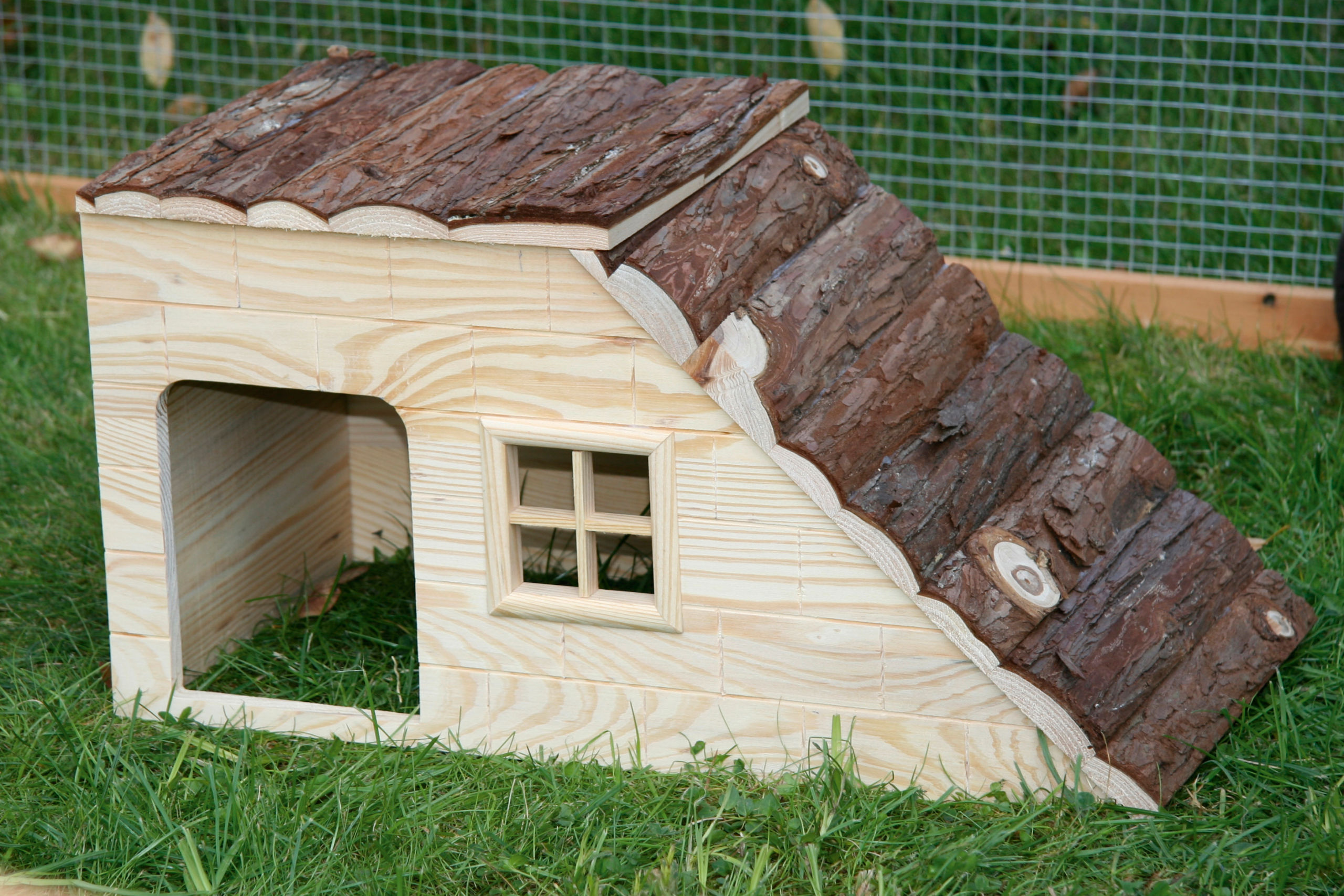 Kerbl Käfigzubehör Kerbl Pet Nagerhaus mit Rampe Nature