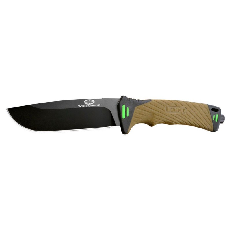 Witharmour Nightingale Fixed Blade Tan Messer, Überlebensmesser (Taktische Messer)
