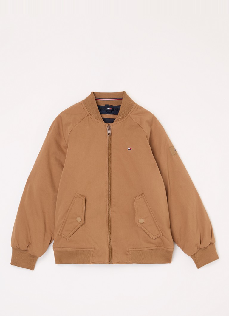 Tommy Hilfiger Quilted bomber jacket with logo embroidery