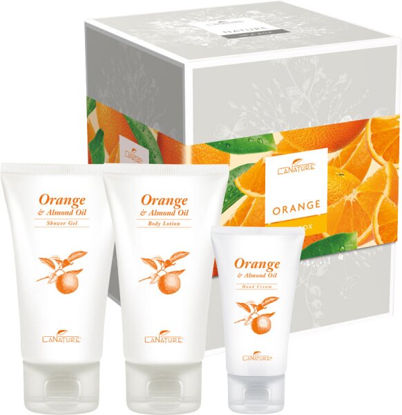 LaNature Orange Geschenkbox Pflegeset