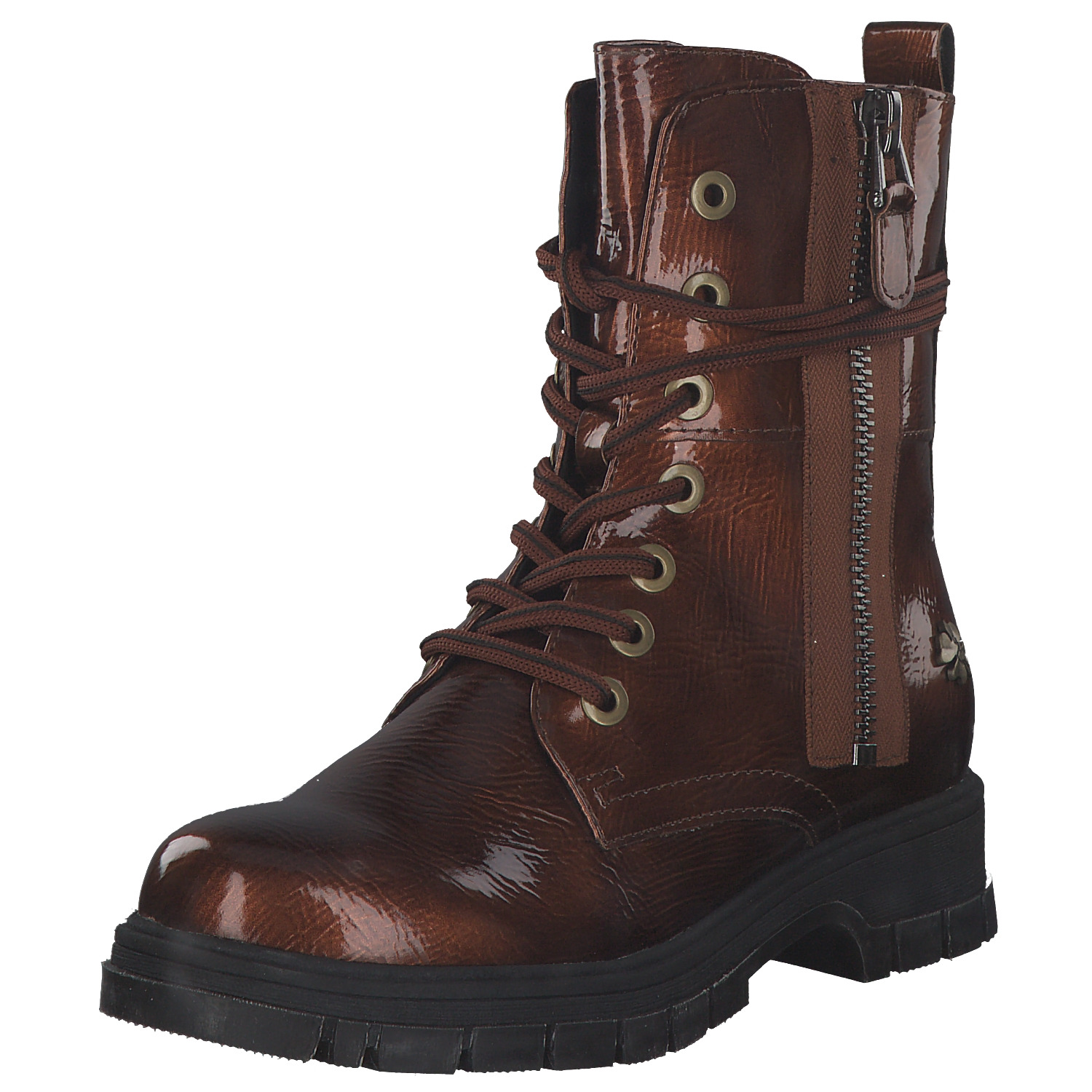 Marco Tozzi 85200, Schnürstiefeletten, Damen, BRONCE PATENT