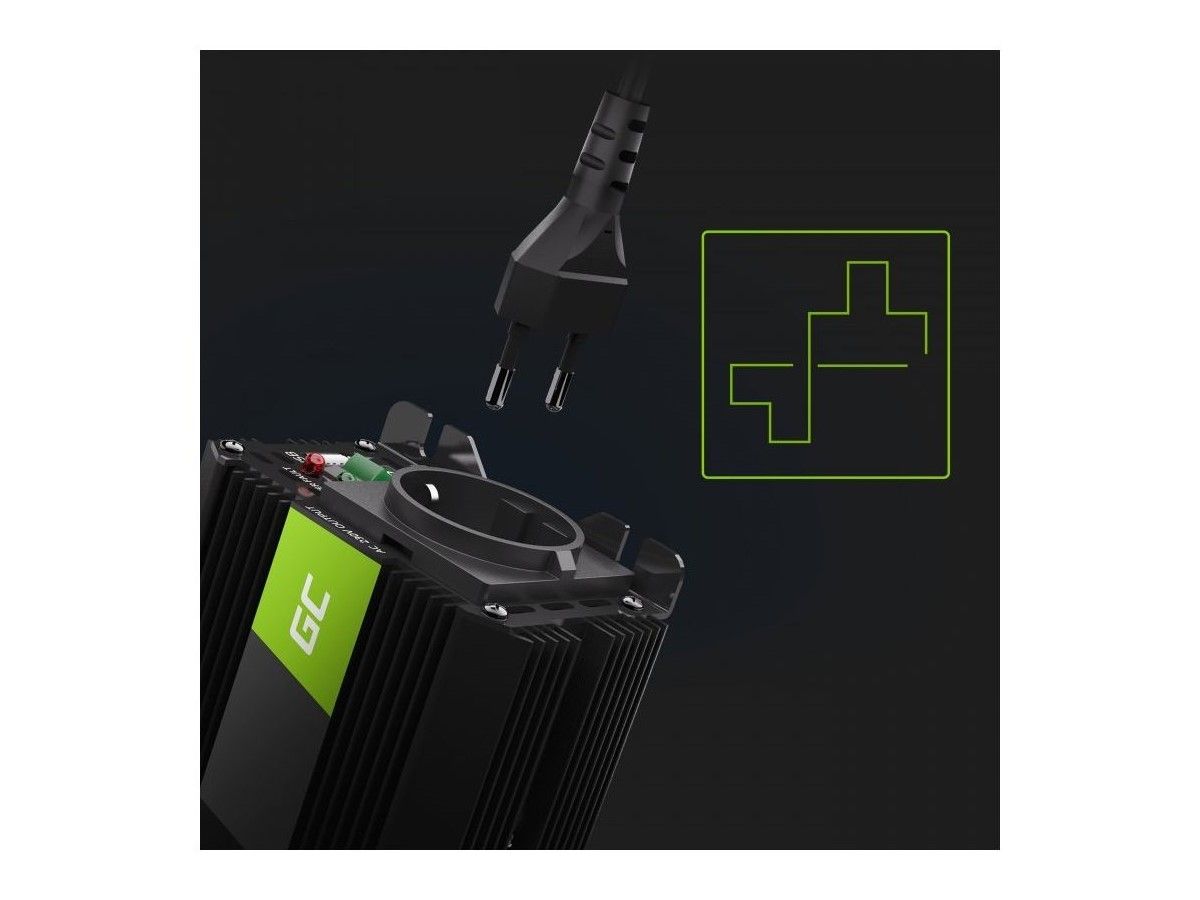 Green Cell INVGC03 PRO 12V/500W Wechselrichter
