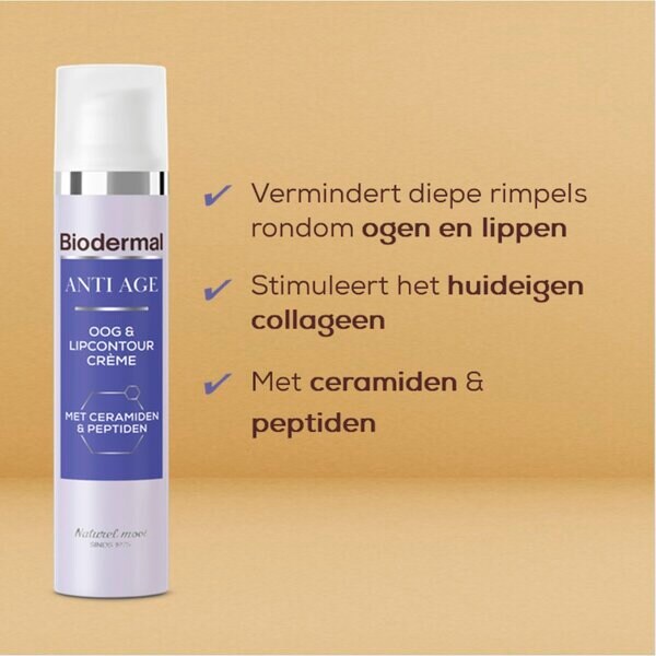 Biodermal Anti-Age Eye & Lip Contour Cream 15ml