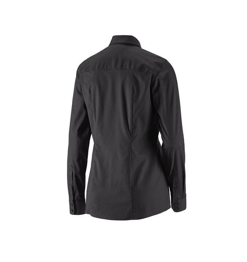 e.s. Business Bluse cotton stretch, Damen reg. fit