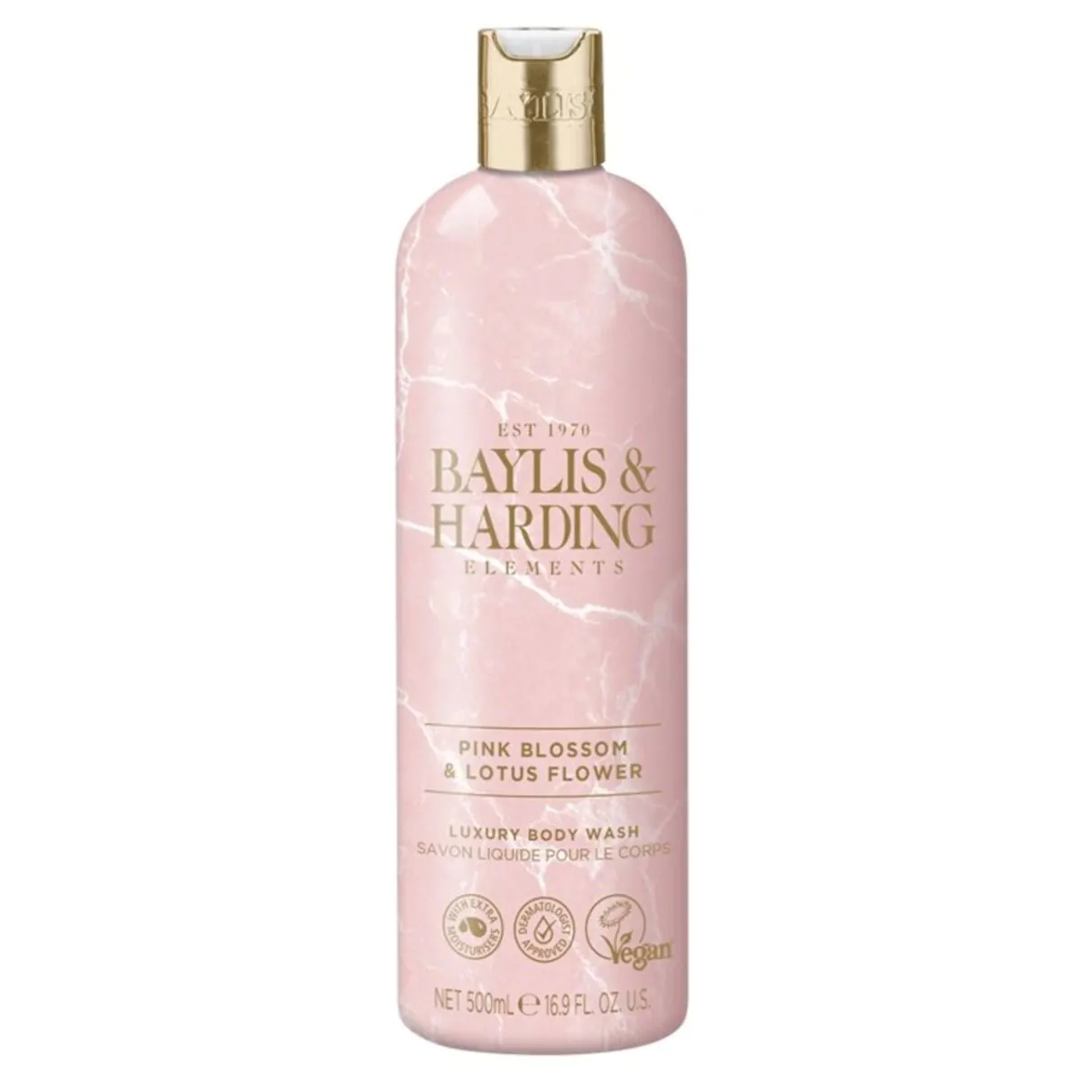 „Baylis & Harding Elements“ rožinių žiedų ir lotoso žiedų prausiklis kūnui