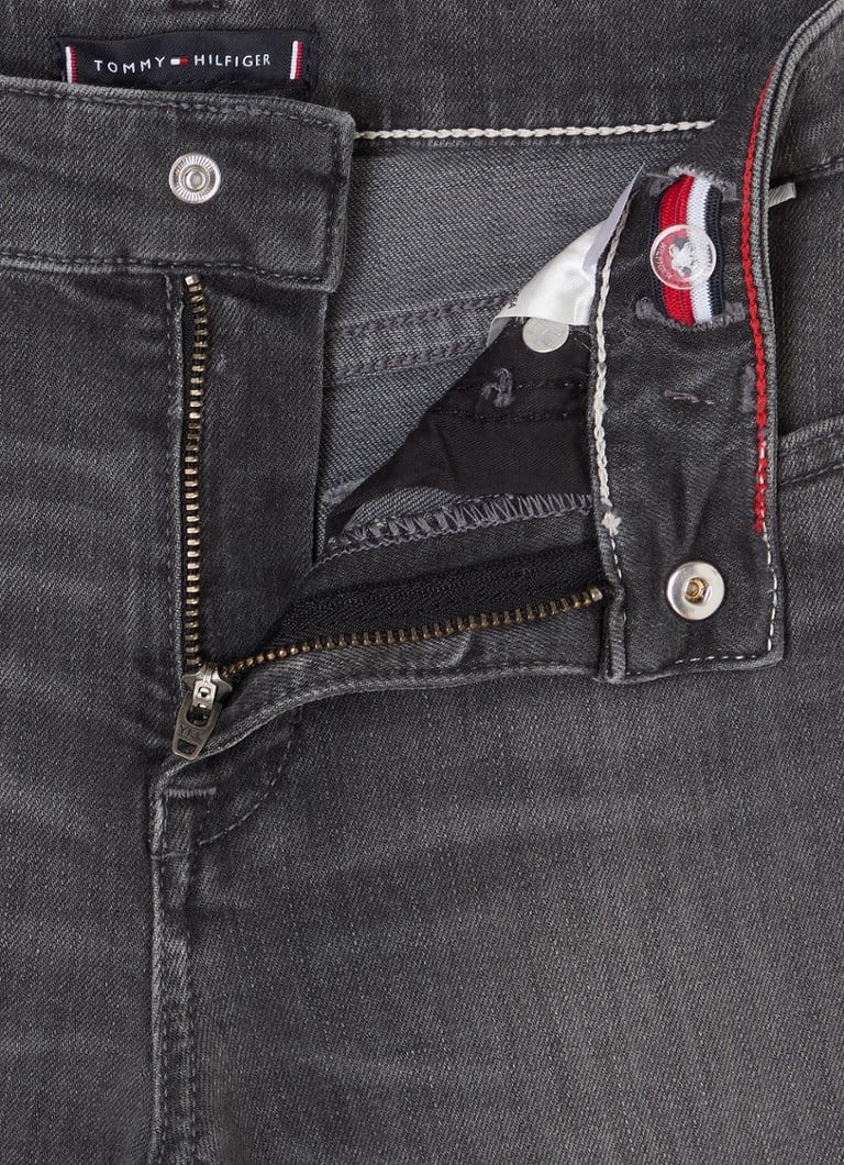 Blugi Tommy Hilfiger Archive cu croială dreaptă și imprimeu colorat distressed