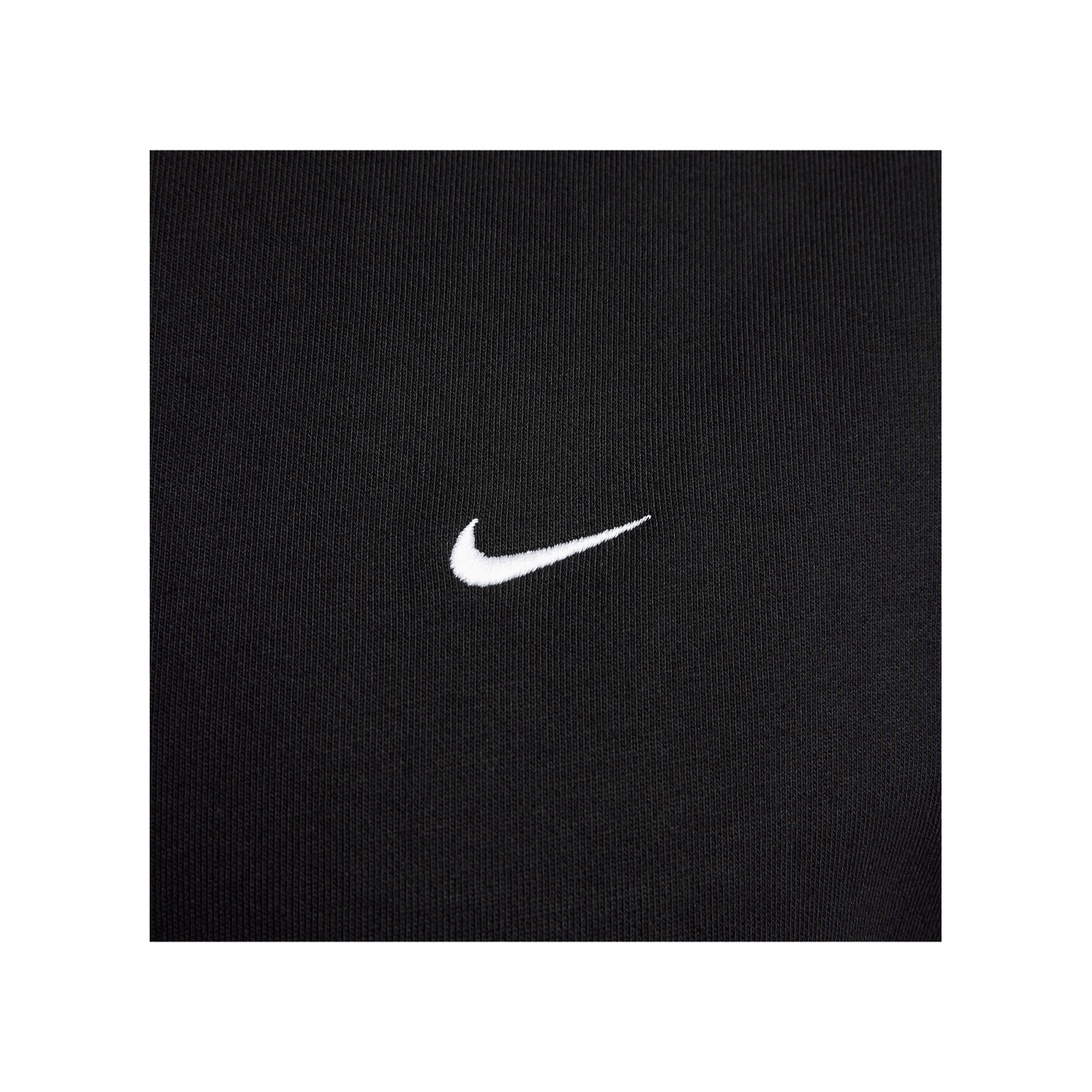 Nike Fleece Solo Swoosh Crew Sweatshirt Schwarz F010