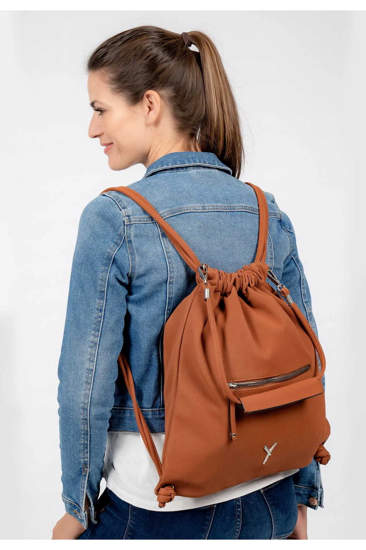 SURI FREY  Rucksack - Braun - Unifarben
