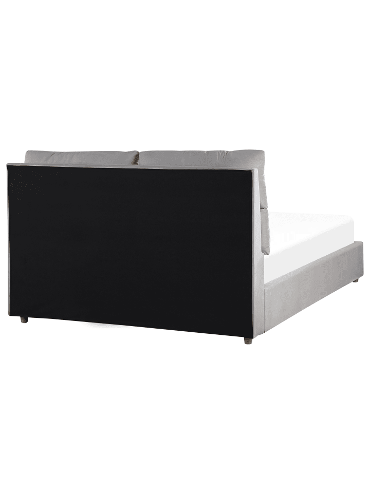 Beliani Doppelbett BATILLY in Grau - (W) 154 x (H) 105 x (L) 224 cm günstig kaufen onesize