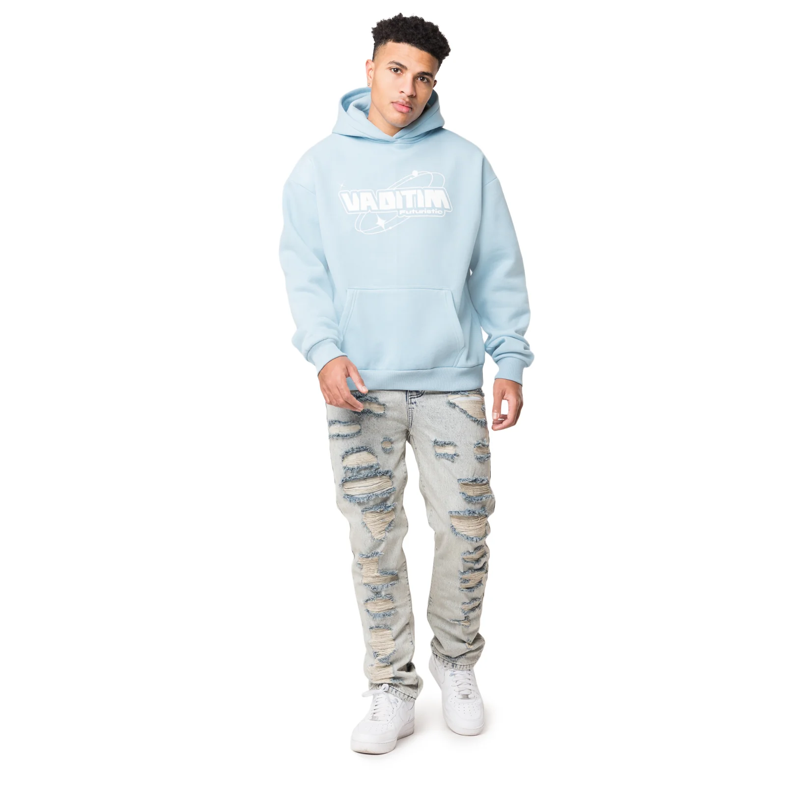 BABYBLUE FUTURISTIC VADITIM HOODIE