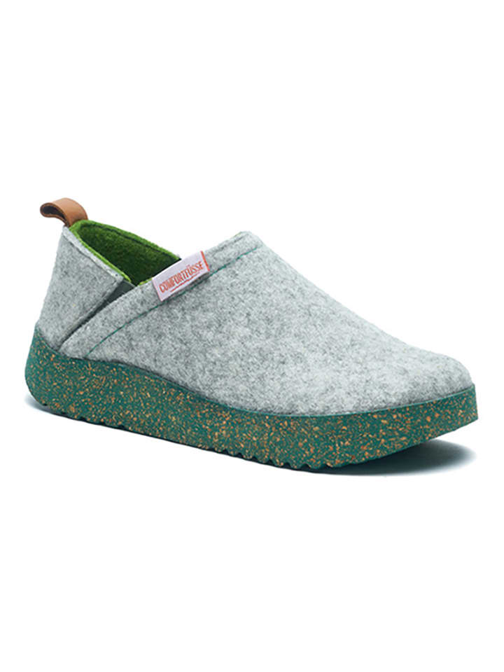 Comfortfusse Hausschuhe in Mint günstig kaufen