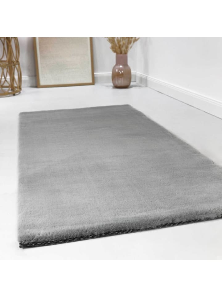 ESPRIT Hochflorteppich Alice in grau günstig kaufen