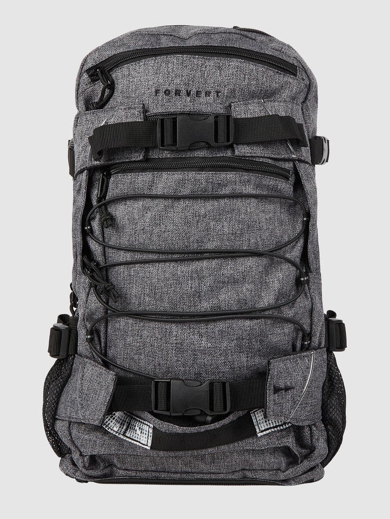 Rucksack in Melange-Optik Modell 'Louis' in dunkelgrau meliert